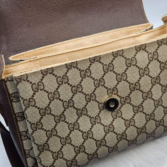 Gucci Web Sherry Line PVC Shoulder Bag - Picture 6 of 17